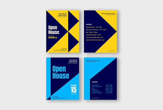 University Open House Visuals