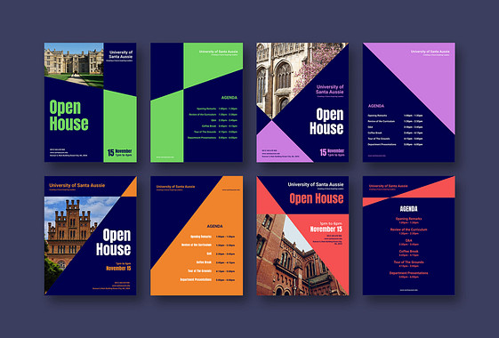 University Open House Visuals