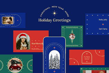 Holiday Greetings Visual Set