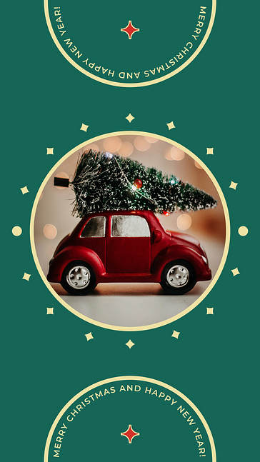 Set visuel des vœux de fin d՛année