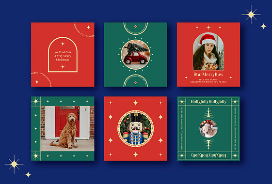 Set visuel des vœux de fin d՛année