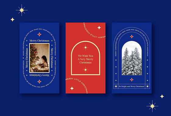 Set visuel des vœux de fin d՛année