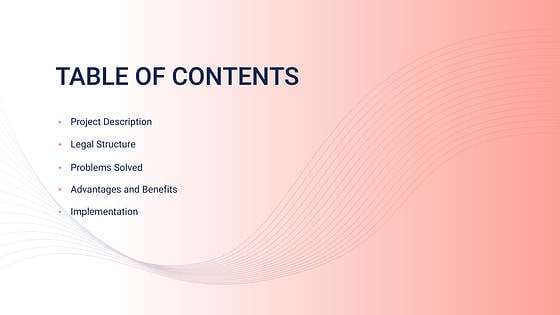 Pitch deck du plan d՛affaires