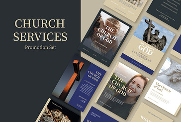 Church Services Promotion Set