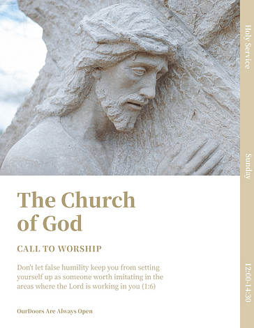 Werbeset für Gottesdienste