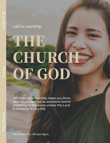 Werbeset für Gottesdienste