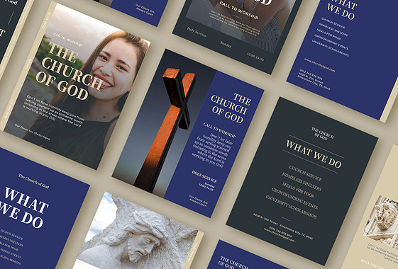 Set de promotion pour les services religieux