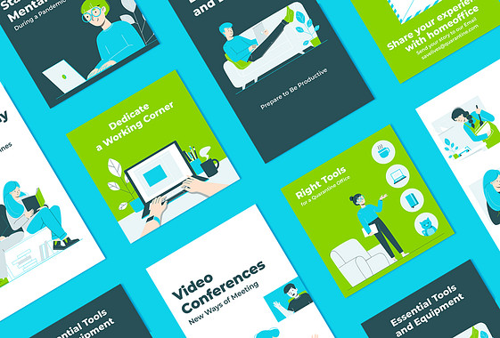 Home Ofis Görselleri Kiti