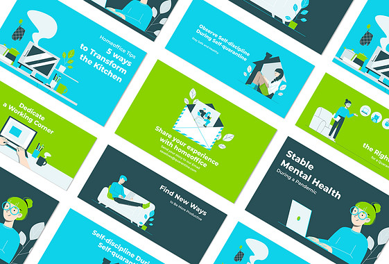 自宅オフィスの画像キット