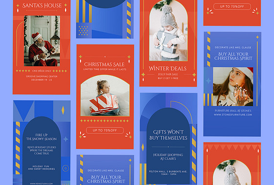 Pack festif de soldes de Noël