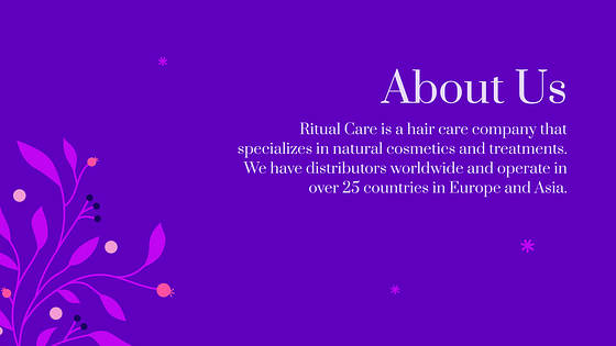 Hair Care Products Presentation