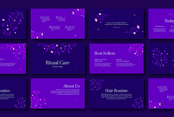 Hair Care Products Presentation