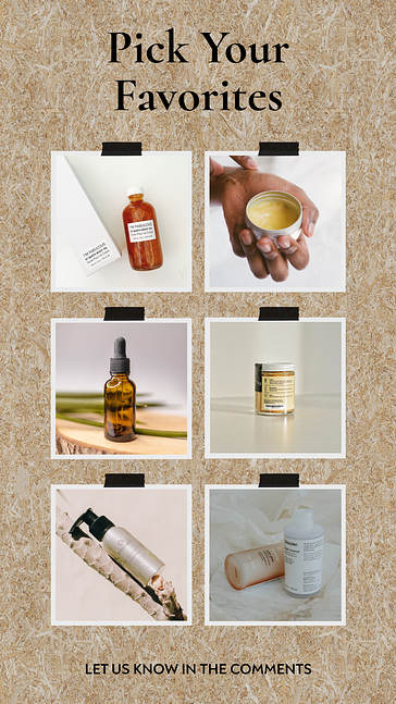 Cosmetics Vintage Design Kit