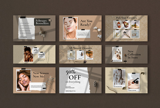 Cosmetics Vintage Design Kit