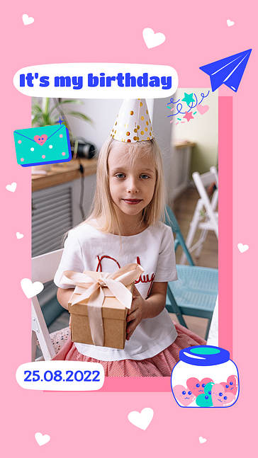 Pack de designs colorés pour l‘anniversaire