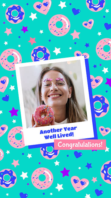 Pack de designs colorés pour l‘anniversaire