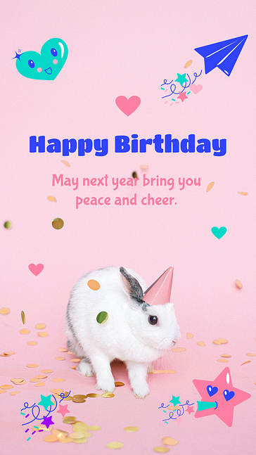 Pack de designs colorés pour l‘anniversaire