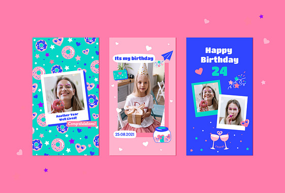 Colorful Birthday Design Pack