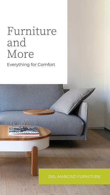 家具と装飾のプロモーションデザイン