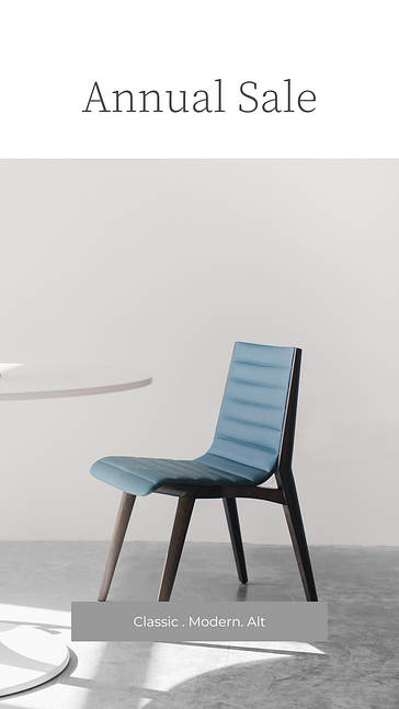 家具と装飾のプロモーションデザイン