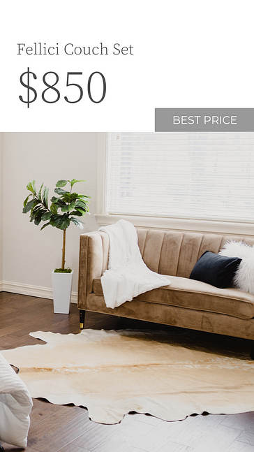 家具と装飾のプロモーションデザイン