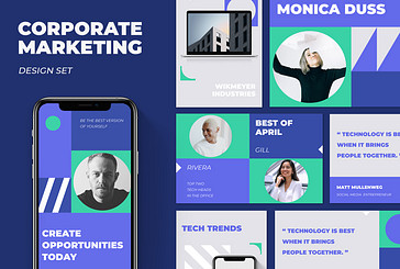 Corporate Promotion Design Set