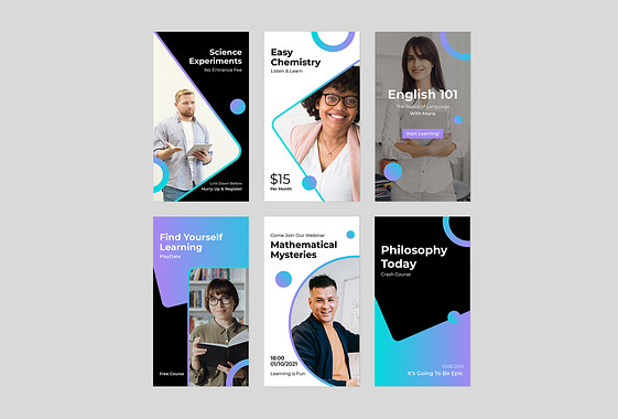 Pack promotionnel pour l'éducation en ligne