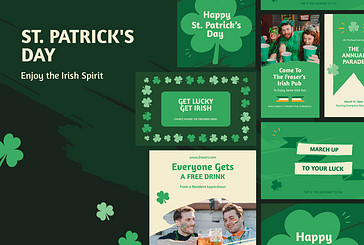 St. Patrick's Day Promo Designs