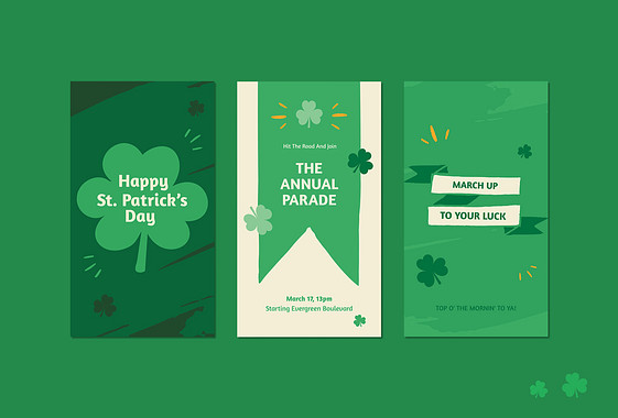 St. Patrick's Day Promo Designs