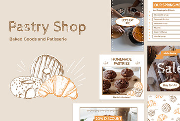 Pastry Shop Visual Kit