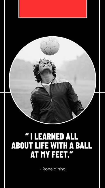 Design-Set mit Fußballmotiv