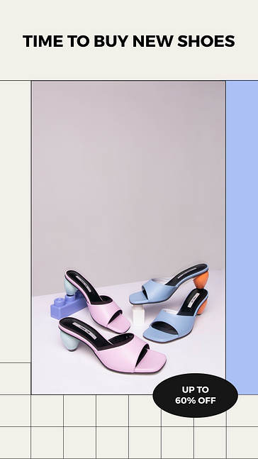 Footwear Sale Design Set