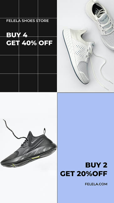 Footwear Sale Design Set