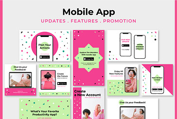 Mobile App Promo Visuals