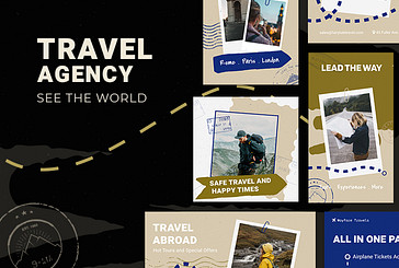 Travel Agency Promo Designs