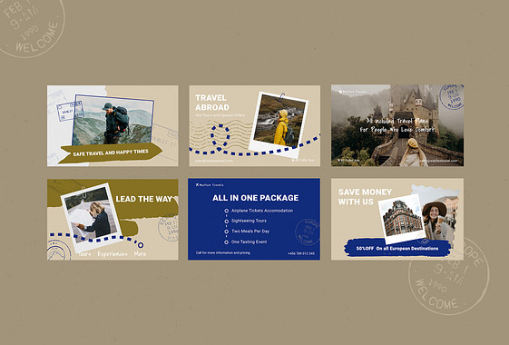 Travel Agency Promo Designs