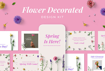 Flower Decorated Design Kit