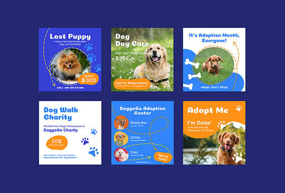 Dog Themed Variety Designs