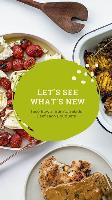 Neues Menü-Werbe-Set