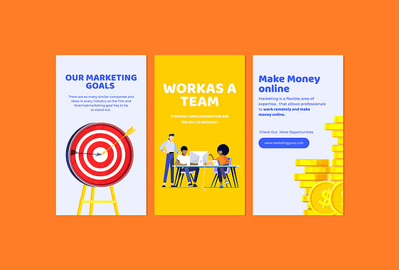 Marketing Campaign Design Set