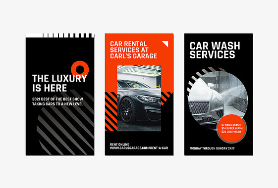 Car Repair Services Visual Set