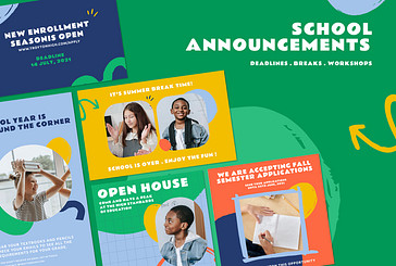 School Announcements Design Kit