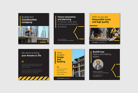 Construction Company Promo Kit