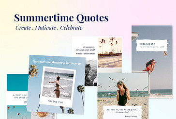 Summertime Quotes Design Kit