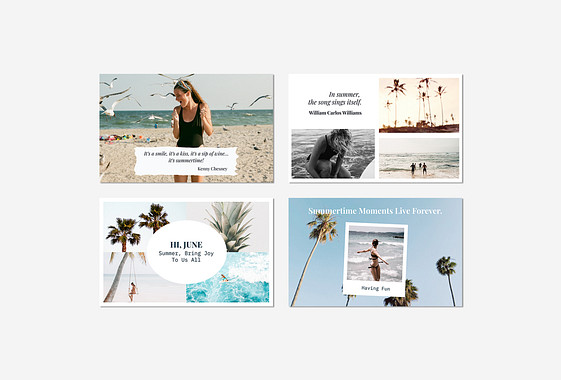 Summertime Quotes Design Kit