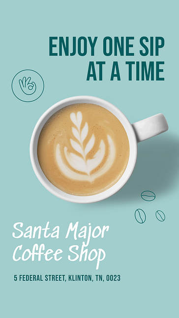 Coffee Shop Promotion Set