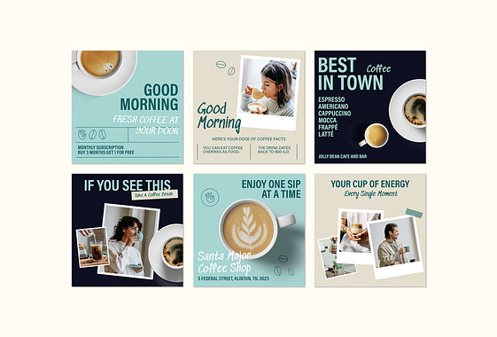 Coffee Shop Promotion Set