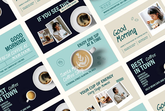 Coffee Shop Promotion Set