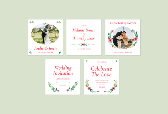 Wedding Invitations Design Pack