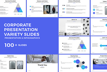 Corporate Presentation Variety Slides
